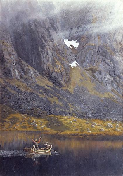 Theodor Kittelsen Ekko oil painting image